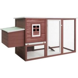 Vidaxl - Garten-Hühnerstall mit 1 Legenest Braun Holz Braun