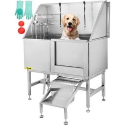50' Haustier Pflegewanne Hundekatzen Badewanne Professionelle Edelstahl-Waschdusche
