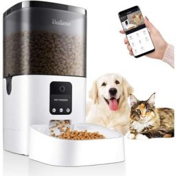 Balimo - WiFi Automatischer Futterautomat Mit Kamera Fernfütterung Tierfutterautomat 4L