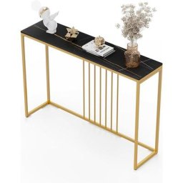 Konsolentisch xxl Beistelltisch Flurtisch Marmor, Ablagetisch Dekotisch Sideboard Beistelltisch mit
