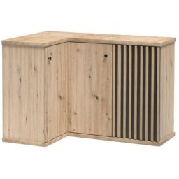 Kommode callini C-12 in L-Form Eckkommode mit 3 Türen Artisan Eiche - Furnix