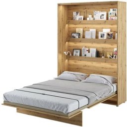 Lenart Schrankbett Wandbett bed concept 01 140x200 vertikal artisan eiche