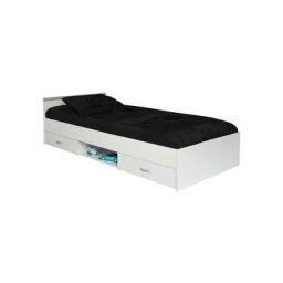 Funktionsbett Alawis Parisot inkl. 2 Bettkästen + 1 x Regal 90*200 cm weiß b-ware