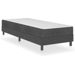 Vidaxl - Boxspring-Bettgestell Grau Stoff 80x200 cm Grau