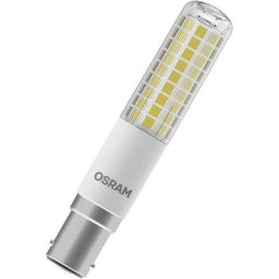 Led Superstar Special t slim, Dimmbare schlanke LED-Spezial Lampe, B15d Sockel, Warmweiß (2700K),