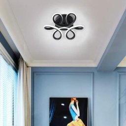 Led Deckenleuchte, Modern Deckenlampe 30W 2000LM, Kaltweiß 6000K Kreatives Design Deckenbeleuchtung