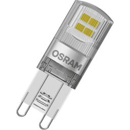 Base led Lampe pin, Pinlampe mit G9 Sockel, 1,90W, Ersatz für 20W-Glühbirne, klar, Warmweiss