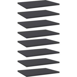 Bücherregal-Bretter 8 Stk. Grau 40x30x1,5 cm Holzwerkstoff Vidaxl Grau