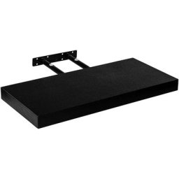 Wandboard Wandregal Volato, Länge 70 cm, Schwarz - Stilista