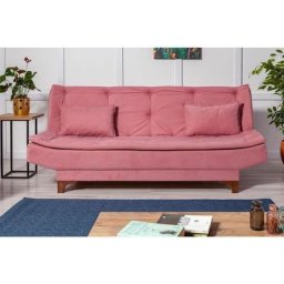 Kelly 3-Sitzer Sofa, Rosa - Rosa