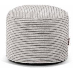 Pouf Mini Waves White Grey