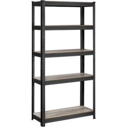 Standregal, Bücherregal, Lagerregal, 5 Ablagen, Küchenregal, Regal, 30 x 75 x 150 cm, bis 650 kg