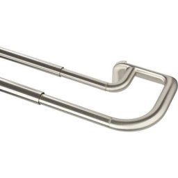 Umbra - Doppelte Vorhangstange Nickel matt Twilight 121,9 bis 223.5 cm