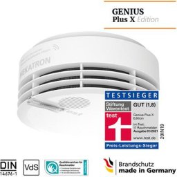 Hekatron Funkrauchmelder Rauchmelder Rauchwarnmelder Genius Plus X DIN EN 14604