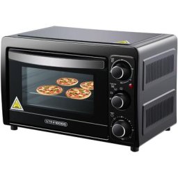 Minibackofen 15L 1300 Watt Innenbeleuchtung Timer 90-230°C Schnelles Aufheizen - Steinborg