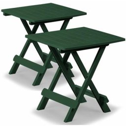 Klapptisch Beistelltisch Klappbar 50x45x43 cm Balkontisch Campingtisch Gartentisch Kunststoff 2x