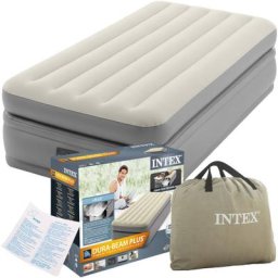 Intex - 64162 Twin Comfort Luftbett Gästebett Luftmatratze Aufblasbar 99x191x51cm