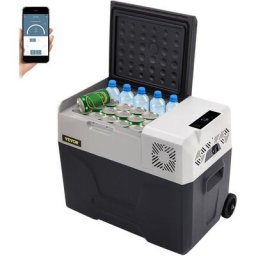 Vevor - 30L Autokühlschrank Kompressorkühlbox Edelstahl Urlaub Isolierbox Mini Kühlschrank Kühlbox