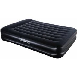 Doppel Luftbett 203 x 46 x 152 cm mit elektr. Pumpe - schwarz - Bestway