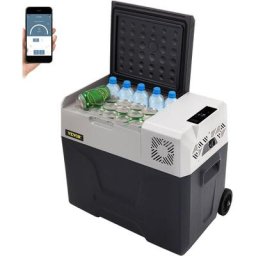 Vevor - 50L Autokühlschrank Kompressorkühlbox Edelstahl Urlaub Isolierbox Mini Kühlschrank Kühlbox