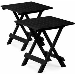 Deuba - Klapptisch Beistelltisch Klappbar 50x45x43 cm Balkontisch Campingtisch Gartentisch