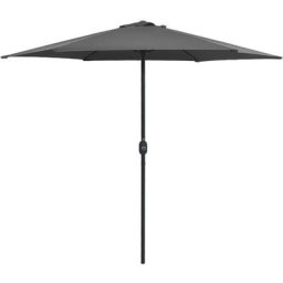 Vidaxl - Sonnenschirm mit Aluminium-Mast 270 x 246 cm Anthrazit Anthrazit