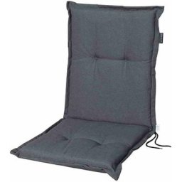 Panama grau, Auflage zu Sessel niedrig 50% Baumwolle / 45% Polyester - Allibert