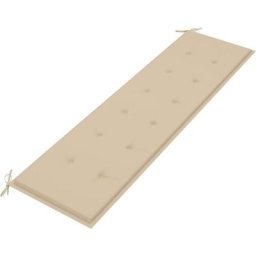 Gartenbank-Auflage Beige 180x50x3 cm Oxford-Gewebe Vidaxl Beige