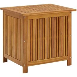 Garten-Aufbewahrungsbox 60x50x58 cm Massivholz Akazie vidaXL - Braun