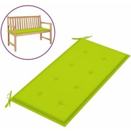 Gartenbank-Auflage Hellgrün 100x50x3 cm Oxford-Gewebe Vidaxl Grün