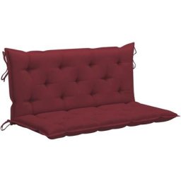 Vidaxl - Gartenbank-Auflage Weinrot 120 cm Oxford-Gewebe Rot