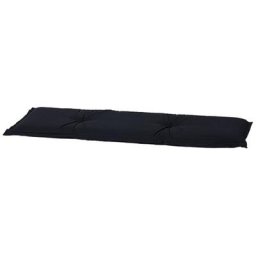 Madison - Bankauflage Panama 120x48 cm Schwarz Schwarz