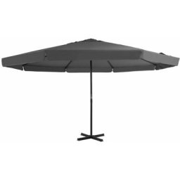 Sonnenschirm mit Aluminium-Mast 500 cm Anthrazit Vidaxl Anthrazit