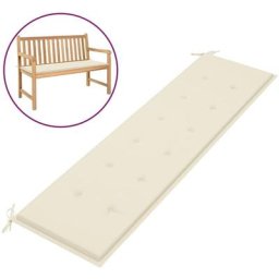 Gartenbank-Auflage Creme 180x50x3 cm Oxford-Gewebe Vidaxl Creme