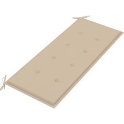 Gartenbank-Auflage Beige 120x50x3 cm Oxford-Gewebe Vidaxl Beige