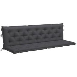 Gartenbank-Auflage Anthrazit 200 cm Oxford-Gewebe vidaXL - Anthrazit