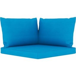 Vidaxl - Palettenkissen 3-tlg. Hellblau Oxford-Gewebe Blau