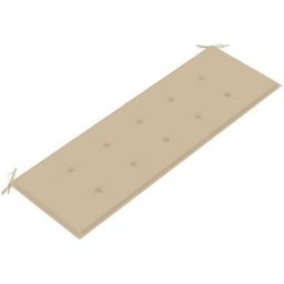 Gartenbank-Auflage Beige 150x50x3 cm Oxford-Gewebe Vidaxl Beige