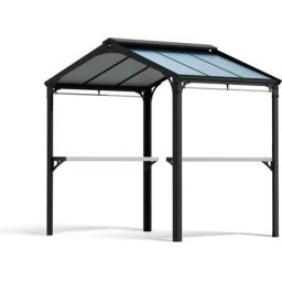 Aluminium Grillpavillon Austin bbq 2400 anthrazit 181x240x249 cm - Palram-canopia
