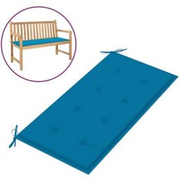 Gartenbank-Auflage Blau 100x50x3 cm Oxford-Gewebe Vidaxl Blau