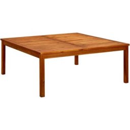 Garten-Couchtisch 110x110x45 cm Massivholz Akazie Vidaxl Braun