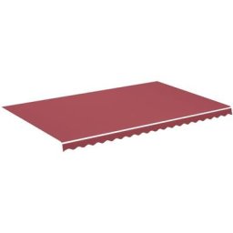 Markisenbespannung Burgunderrot 5x3 m Vidaxl Rot