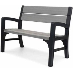 Keter - Gartenbank Montero 3-Sitzer 233308 Grau