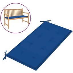 Gartenbank-Auflage Königsblau 100x50x3 cm Oxford-Gewebe Vidaxl Blau
