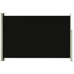 Seitenmarkise Ausziehbar 200x300 cm Schwarz Vidaxl Schwarz