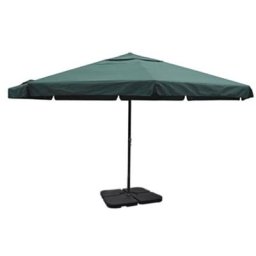 Vidaxl - Sonnenschirm Aluminium grün mit Schirmständer Grün