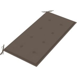 Gartenbank-Auflage Taupe 100x50x3 cm Oxford-Gewebe Vidaxl Taupe