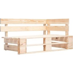 Vidaxl - Garten-Paletten-Eckbank Holz Braun