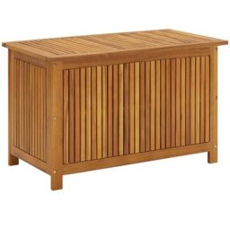 Garten-Aufbewahrungsbox 90x50x58 cm Massivholz Akazie Vidaxl Braun