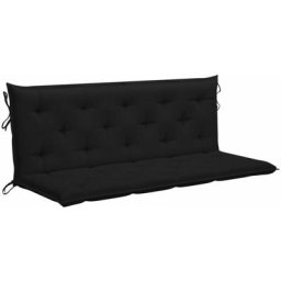 Vidaxl - Gartenbank-Auflage Schwarz 150 cm Oxford-Gewebe Schwarz